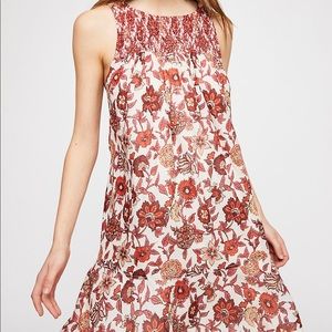 FREE PEOPLE Patterned Shift Dress